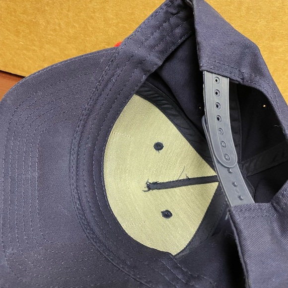 Morgan Wallen East Tenn EST 1993 Snapback Rope Hat Navy Blue Red *RARE* Country - Picture 5 of 6